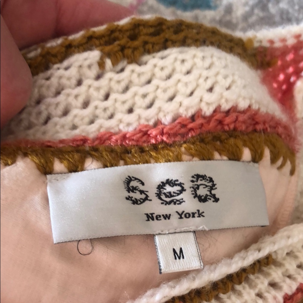 Sea Multicolor Patchwork Mini Dress - image 6